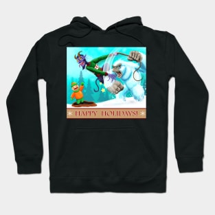 Krampus meets Billy's pet. Hoodie